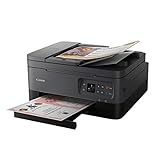 Canon PIXMA TS7450a Multifunktionsdrucker (Scanner, Kopierer, Fotodrucker, 3,7 cm OLED, 4.800 x 1.200 DPI, USB, WLAN, Print App, Duplexdruck, 2 Papierzuführungen), Schwarz
