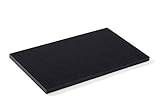 MADDY LIFESTYLE – Hochwertiges MADE IN GERMANY Schneidebrett Kunststoff – lebensmittelechtes, spülmaschinenfestes und messerschonendes Küchenbrett – PE 500 (Schwarz/Bunt, 40x30x2cm)
