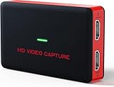 USB 3.0 HD-Videoaufnahmekarte Full HD 1080P 60fps Live-Streaming-Videorecorder-Konverterbox für Windows 10, Linux, OS X auf Xbox 360 und One/PS4/PS3