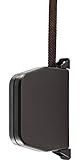 Schellenberg 50504 Rolladen Gurtwickler Aufputz inkl. Rolladengurt 14 mm x 5m, System Mini, 180° schwenkbar, Lochabstand 14,5 cm Aufschraubwickler nicht zu öffnen, Braun