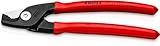 KNIPEX StepCut Kabelschere mit Kunststoff überzogen brüniert 160 mm, 95 11 160