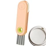 3-in-1-Multifunktions-Reinigungsbürste, 3-in-1-Flaschenverschluss-Detailbürste,Wasserflaschenbürste Deckelreiniger Bürste Flaschenreiniger | Tragbare Detailbürste für den multifunktionalen Einsatz, De