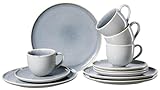 Ritzenhoff & Breker Kaffeeservice Skagen Stone, 12-teilig, Graublau