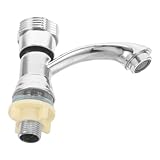 DOITOOL Einzelne Kaltwasserarmatur Für Waschbecken Wasserhahn Aus Für Badezimmer Und Küche Ideal Für Waschbecken Und Spültische Langlebig Und Zuverlässig