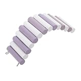 BESPORTBLE Holzleiterspielzeug Rattenzubehör Kletterbrücke Für Ratten Chinchilla-brücke Als Käfigdekoration Lustige Chinchilla-leitern Zubehör Für Mauskäfige Holzbrücke Hölzern Violet