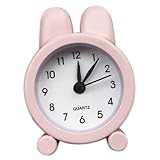 Alipis 1stk Desktop-wecker Kleiner Digitaler Wecker Led-spiegelalarm Mehrere Wecker Mit Großem Display Radiowecker Am Nachttisch Weckerlicht Elektronisch Wecker Am Bett Uhr Rosa