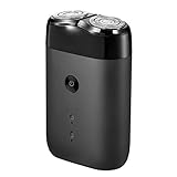 Xiaomi Mijia Elektrorasierer für Herren, drehbar, 2 schwimmende Köpfe, tragbar, wasserdicht, wiederaufladbar über USB