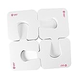 CRILSTYLEO 1stk Tür Stecker Kindersicheres Tor -kit Sicherheits-türstopper Hardware-türstopper Türstopper Aus Schaumstoff -Finger-türschutz -Finger-türstopper Bodenschutz Weiß