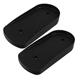 MAGICLULU 2 Stück Rudermaschinenpedale – Ersatzpedale für Fitnessgeräte wie Ellipsentrainer und Stepper – Schwarze Kunststoff-Trittplattform für das Training zu Hause