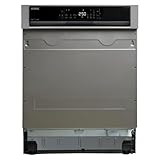 VESTEL DWI 6302 X WIFI teilintegrierbarer Geschirrspüler, 60 cm breit, 13 Maßgedecke, 6 Programme, Automatische Türöffnung, WiFi, AquaStop, Inox