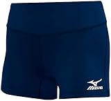 Mizuno Damen Mizuno 440656 5151 05 M Victory Volleyball Shorts 8 9 cm Schrittl nge, Navy, M EU