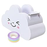 SAFIGLE Washi Tape Klebebandspender und Klebebandschneider Regenbogen aus Kunststoff Kompakt und Leicht für Büro Schule und Zuhause