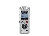 Olympus LS-P1 Hi-Res Digital Audiorekorder mit direktionalem Stereomikrofonen, direkt USB, Low-Cut-Filter, Rauschunterdrückung, Zoom-Mikrofon, intelligenter Auto-Modus, Voice Balance und 4 GB Speicher
