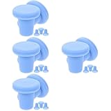 Amosfun 4 Sätze Weinverschluss Aus Silikon Bierflaschenverschluss Bierflaschendeckel Weinflaschenverschluss Goldene Flaschenöffner Sektflaschenverschluss Wein Stecker Kieselgel 5 Stück * 4