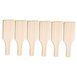 Gatuida 6 Stück Teiliges Holzplatten Modellierwerkzeug und Handliche Tonpaddel für DIY Töpferarbeiten Vielseitig Einsetzbar für Bastelprojekte und Tonkunstgestaltung