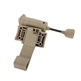Wyerewel Taktische -Helmlampe, LED-Helmtaschenlampe, Aufladbare Helmlampen, Energiesparende, Taschenlampe, 3, Khaki