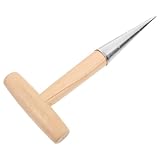 PAMINGONO Pflanzholz mit Holzgriff Langlebiger Handpflanzstab und Gartenpflanzwerkzeug für Gemüsebeete Baumschulen und Topfpflanzen Bodenstecher zum Säen und Düngen