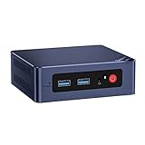 Beelink Mini PC, 12. Gen Intel Alder Lake-N100 Prozessor (bis zu 3.40GHz), MINI-S12 W11 Pro Computer, 16GB RAM 500GB SSD Business Desktop, Dual HDMI/WiFi 6/BT5.2/RJ45/WOL/Auto Power On