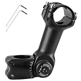 TRIWONDER 31.8 25.4 Vorbau, 60 Grad 90mm 110 mm 130 mm Einstellbare Lenkervorbau, Fahrradlenker für Fahrrad BMX MTB Rennrad (31.8 x 110 mm)