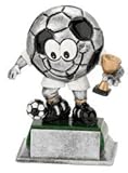 S.B.J - Sportland - Fußball-Figur, Höhe ca. 12 cm, Schwarz-weiß, Torte-Dekoration, Figur, Geburtstag, monochrom