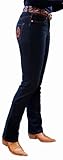 TANJAMIX - Ivy3-1113 - Boot Cut Fit - BlackDamenjeans - Stiefeljeans - Westernjeans - Reitjeans -Jeans Reithose Grösse 34N, Farbe Schwarz