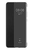 HUAWEI P40 Pro Smart View Flip Case Handytasche Original Zubehör Schwarz - 6.58 Zoll