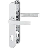 HOPPE 3760970 Drückergarnitur LIÈGE - auf Schmalschild,Türstärke 67-72, weiß