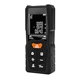 NEO TOOLS Laser Entfernungsmesser, Digital Wasserwaage | Laser Entfernungsmesser Hohe Genauigkeit, 80 m | ft/m/in-Umschaltung | Fläche, Volumen, kontinuierliche, einzelne Messung, Pythagoras