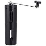 ABOOFAN Handschleifer coffee grinder kafeemühle coffee bean grinder Schleifen Camping-Kaffeemaschine manueller Kaffee Handkurbelmühle Ausgekleidet mit in Lebensmittelqualität Black