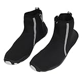YDRCESMI 2 Stück Wasserschuhe, schnell trocknend, Gummi, Nylon, hoch Oben, atmungsaktiv, rutschfest, Strandschuhe für Wassersport am Meer (40)