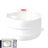 Dampfgarer – Gerät zum Erwärmen von Speisen, hitzebeständiges Gefäß mit Deckel, Küchenzubehör für Zuhause, Hotel- und Bürogeräte, Dampfgargerät | Unverzichtbar für die tägliche Küche in der Gastronomi