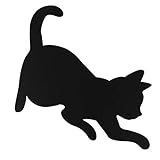 jojofuny LED Katzen Wandlampe Mit Sprachsteuerung Silhouette Nachtlicht Für Katzenliebhaber Dekorative Lichtkontrolle Stilvolle Wanddeko Batteriebetrieben