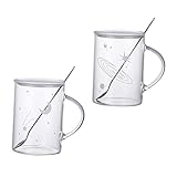 Amosfun 1 Satz Tasse Wasserbecher Miniatur-Kuchenaufleger Jubiläumsgeschenke für Paare Nebelmaschine Nebelmaschine Milchbecher kaffeekanne kaffeekännchen Teebecher Becher trinken Glas