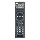 AULCMEET DVB-T2 Neu Fernbedienung austauschen passend für fit forFull HD Scart TV Stick Riceve,DVB-T2/C Decoder 4TB PVR Recording Remote Controller