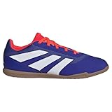 adidas Unisex Predator Club Football Boots Indoor SALA Fußballschuhe, Cloud White/Lucid Blue/solar red, 46 EU