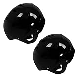 Gotoger Schutzhelm, 11 Atemlöcher für Kajak, Kanu, Surf, Paddleboard, Schwarz, 2 Stück