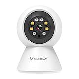 VSTARCAM 1080P Sicherheitskamera Indoor, Kameras für Home Security Indoor mit Farb Night Vision, Pan-Tilt Haustierkamera, Smart Motion Detection, Human Tracking, 2-Way Audio, Lokaler/Cloud-Speicher