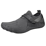YUSUZH Badeschuhe Sommer-Wasserschuhe, Wasserschuhe for Damen, Barfußschuhe, Strandschuhe, schnell trocknende Wasserschuhe, Pool, Strand, Surfen, Spaziergang, Wasser-Yoga FüR Den Sport(Gray,45)