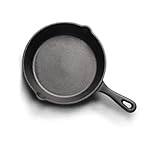 ASumPio Bratpfanne Aus Gusseisen, 14/16/20 cm, Antihaftbeschichteter Brattopf Für Steaks, Eier, Pfannkuchen, Für Gas- Und Induktionsherde, Universelles Kochgeschirr, 14 cm,20cm