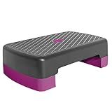 Aerobic Steppbrett, Stepper Aerobic Schritt, 45cm Stepper Höhenverstellbar Und Rutschfest, Home Gym Fitness Accessories Für Workout Gymnastik Und Fitness
