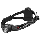 Ledlenser H7R SE Stirnlampe Led wiederaufladbar | LED Kopflampe 400 Lumen | Kopfleuchte mit Rotlicht und 10 Stunden Laufzeit | Outdoor Stirnleuchte USB | Kopflicht wasserdicht IP68 | Advanced Fokus