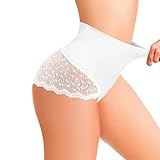 Kitfore Bauchweg Unterhose Damen Shapewear Miederslips Spitze Unterhosen Atmungsaktive Miederhose Formende Unterwäsche