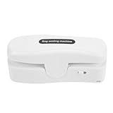 HEEPDD Mini-Beutelverschließer, 2-in-1, Wiederaufladbar, Tragbar, Handchip-Beutelverschließer für Plastiktüten, Snackbeutel, Lebensmittelaufbewahrung (WHITE)