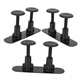 POPETPOP 1 Satz Surfbrett-ruder-Set Bretter Surfbrettflossen Surfbrettstecker Professionelle Longboard-Schrauben Aufblasbares Kajak Surfbrett-fin-Clips Surf-wickelmatte Sitz Black Nylon