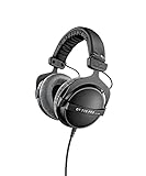beyerdynamic DT 770 PRO 250 Ohm Over-Ear-Studiokopfhörer in schwarz. Geschlossene Bauweise, kabelgebunden für Studioanwendung ideal zum Abmischen im Studio