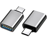 USB C auf USB Adapter 3.1 Gen 2 10 Gbit/s, USB auf USB C Adapter für iPhone 15 16, USB-C Stecker auf USB A Buchse, USB 3.0 Typ C OTG Konverter für MacBook Pro, Laptop, PC, iMac, iPad Air