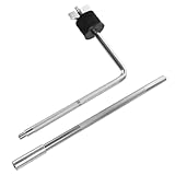 GOOHOCHY Cymbal Erweiterungsarm Stabile Halterung Verstellbar Langlebig für Drumset Beckenarm Zubehör für Splash Crash Effektschlagzeug