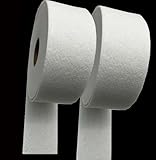 Vlies-Einlage zum Aufbügeln, aufschmelzbar, für Taschen, 2 Rollen, 5,6 cm, steifer Batting-Streifen für Teppiche, Mülleimer