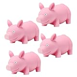 BESPORTBLE 4 Stück Teiliges Kleines Weiches Stressspielzeug in Schweineform Flexibles Quetschspielzeug zur Stresslinderung für Erwachsene Leichtes Langlebiges Decompression Toy mit Glatter