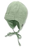 Sterntaler Baby Mädchen Mütze Melange - Kappe Kinder aus Microfleece (Recycelt) Mit Bindeband - Grün, 43